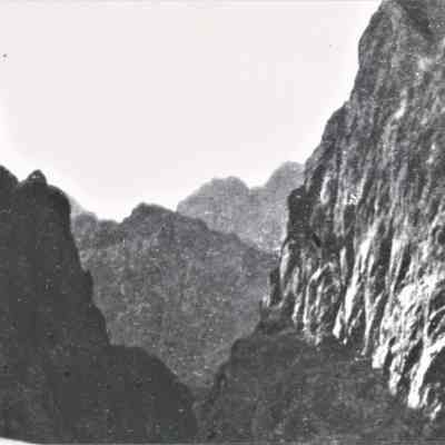 Black Canyon, ca. 1871 ["Black Canyon from Mirror Bar" (from a stereopticon slide)]
