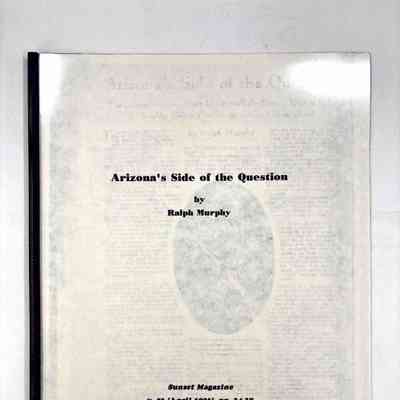 Arizona's Side of the Question