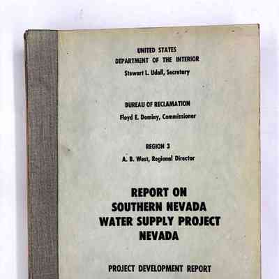 Report on Southern Nevada Water Supply Project Nevada
