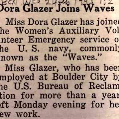 Glazer, Dora