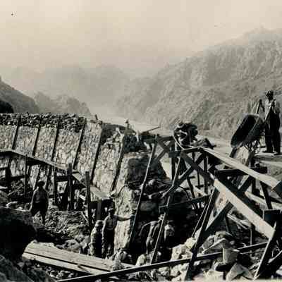 Hoover Dam roads: U.S. 93 [aka Black Canyon Highway] September 1931
