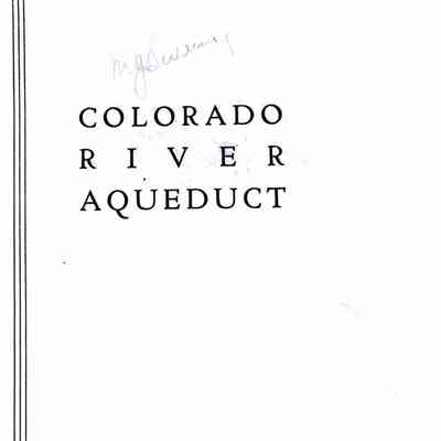 Colorado River Aqueduct