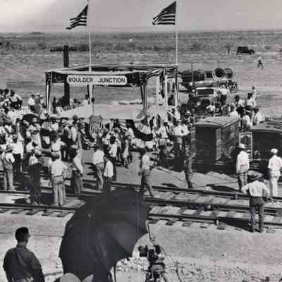 Union Pacific Railroad-Silver Spike Ceremony