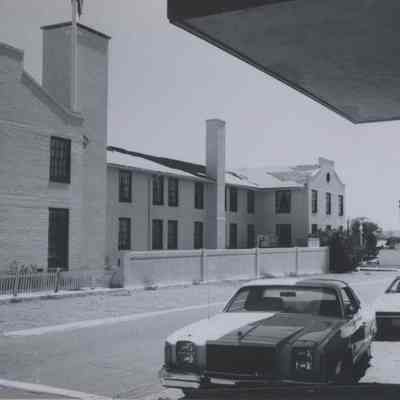 Boulder Dam Hotel- storm damage to roof