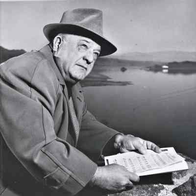 Ferde Grofe' at the Lake Mead Observation Point, 1952