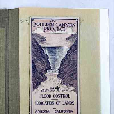 The Boulder Canyon Project on the Colorado