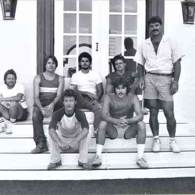 Boulder Dam Hotel- Roy W. Taylor Construction Company crew, July 2, 1986