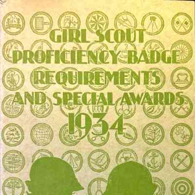 Girl Scout Proficiency Badge Requirements and Special Awards 1934