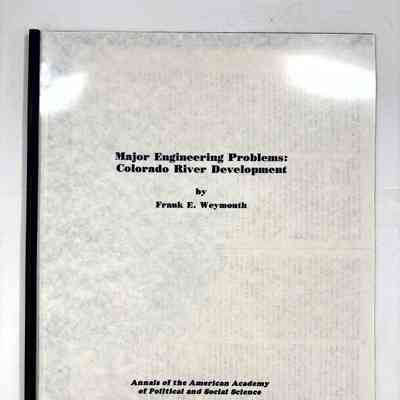 Major Engineering Problems: Colorado River Development