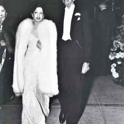 Maharajah and Maharanee of Indore, India in Hollywood, CA. October 13, 1936