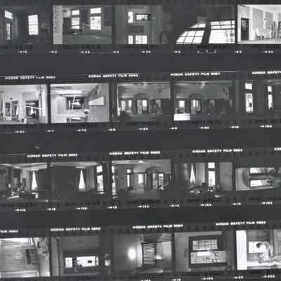 Boulder Dam Hotel 1980 renovations: lobby and dining room -negatives 0248-0267