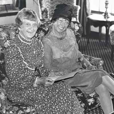 Boulder Dam Hotel- lobby, 1981 Lydia Littler; Iris Bletsch