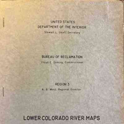 Lower Colorado River Maps, Region 3, May 1967