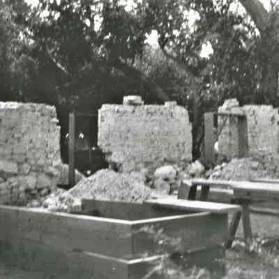 Las Vegas Fort-USBR reconstruction for use as a testing lab, Sept. 20, 1929