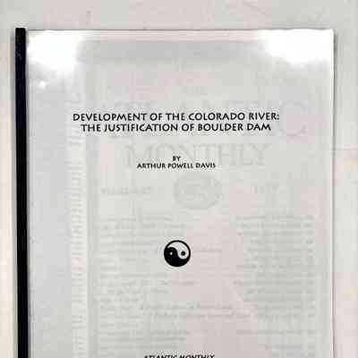 Development of the Colorado River: The Justification of Boulder Dam