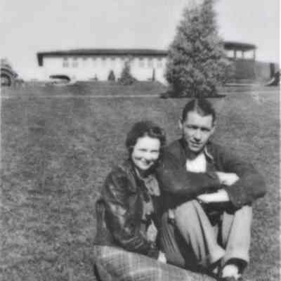 Boulder City - l-r: Polly Bingham and unidentified man