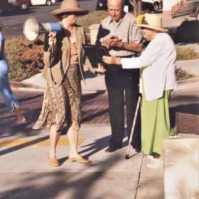 Hotel Plaza clock dedication May 19, 2006