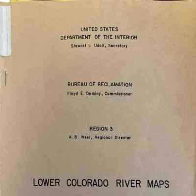 Lower Colorado River Maps, Region 3, May 1968