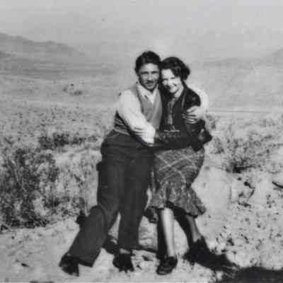 Boulder City - l-r: unidentified and Polly Bingham