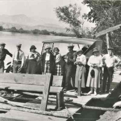Colorado River- ferries; Arivada Ferry 1916-20
