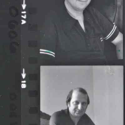 Boulder Dam Hotel manager Paul Wolfram, summer 1980 - neg, 0605-0608