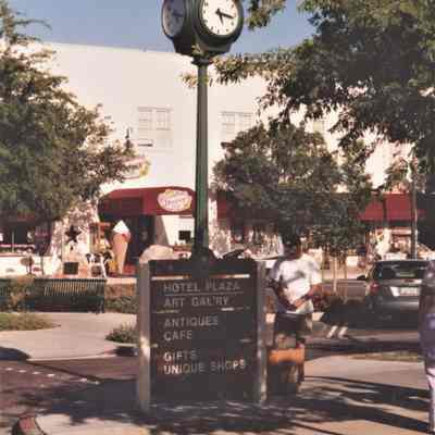 Hotel Plaza clock dedication May 19, 2006