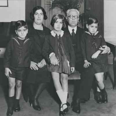 President of Mexico Pascual Ortiz de Rubio in NY. with his family December 1929