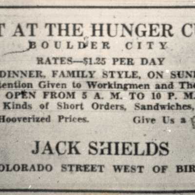 Advertisement: Hunger Cure 1932