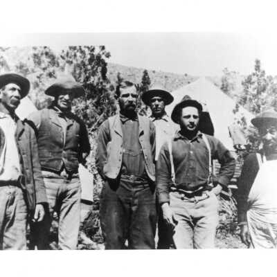 Miners at the Lucky Strike Mine 1900