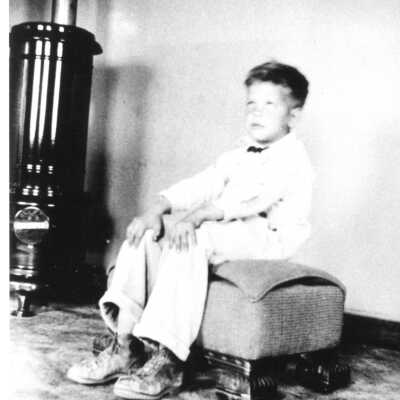 Billy Buck at 631 Ave I. 1935