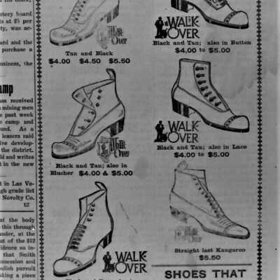 Las Vegas, NV. Beckley's Department Store Advertisement Feb. 6, 1915