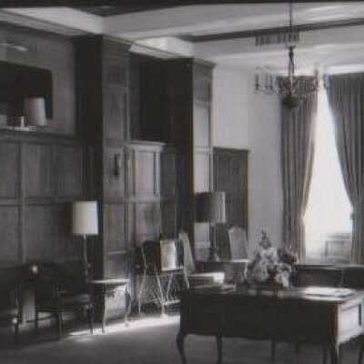 Boulder Dam Hotel 1980 interior renovations of the lobby and dinning room