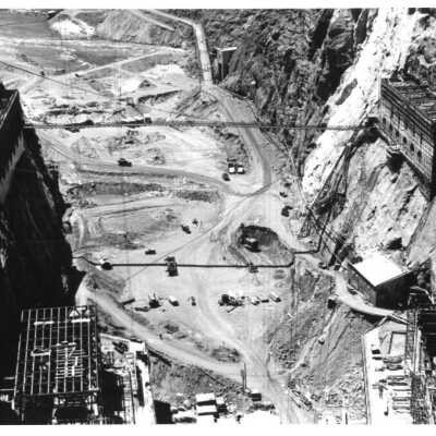 Hoover Dam construction: Black Canyon damsite, May. 27, 1935