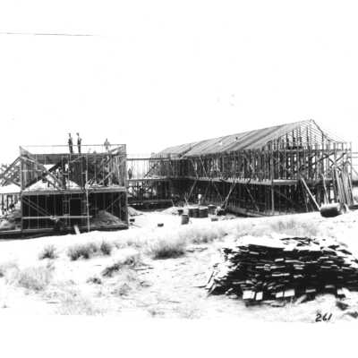 Six Companies Dormitory No.6 under construction