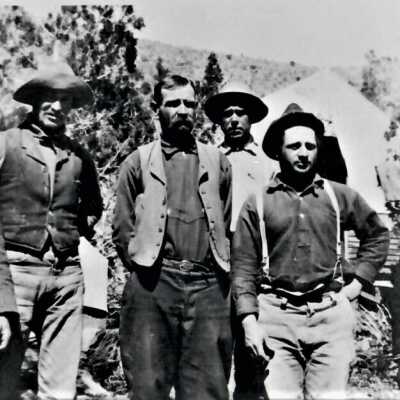 0002:0138: Miners at the Lucky Strike Mine 1900