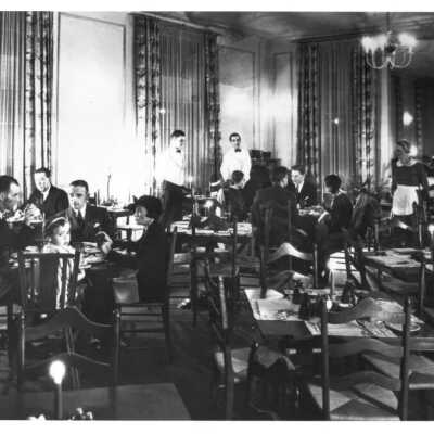 Boulder Dam Hotel dining room 1935-1936