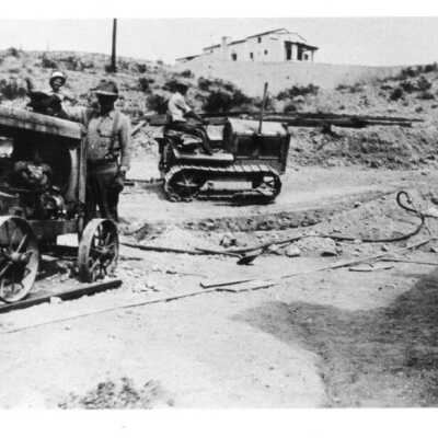 Boulder City grading the Denver St. Alley January 1932