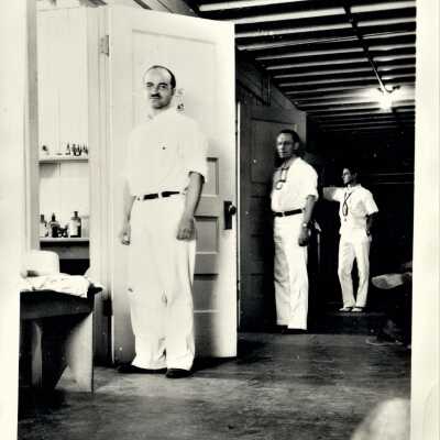Boulder City hospital: Six Companies hospital male staff, c. 1932-1933.