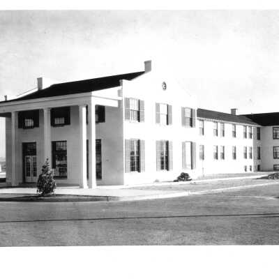 Boulder Dam Hotel shortly after construction Jan. 10, 1934