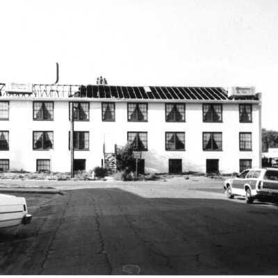 Boulder Dam Hotel July 1983 roof repairs