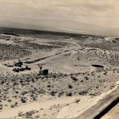 Boulder City panorama view, southwest from Water Tank Hill towards Eldorado Valley