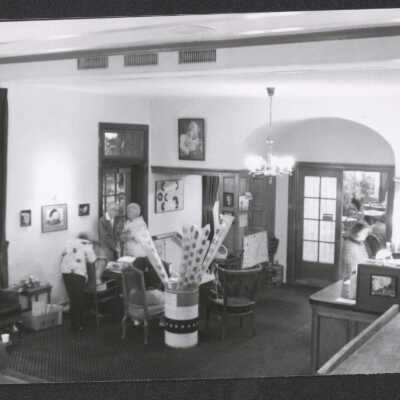 Boulder Dam Hotel Lobby, "Depression Dinner" celebration of Boulder City's 60th birthday, March 15, 1991