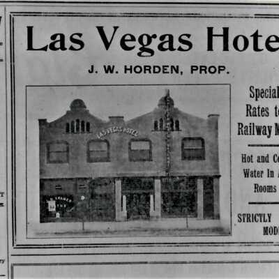 Las Vegas Advertisement in Clark County Review Apr. 20, 1912