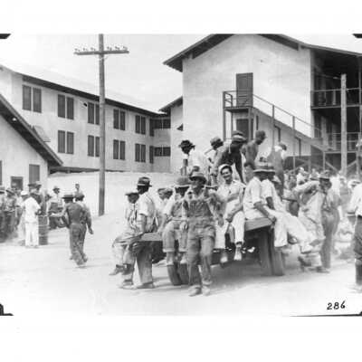 Boulder City Anderson Brothers -Workers coming in for a meal