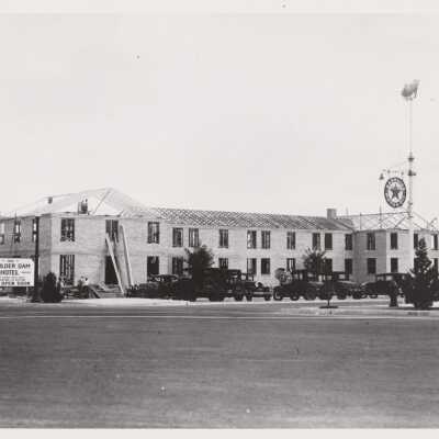 Boulder Dam Hotel under construction October 1933