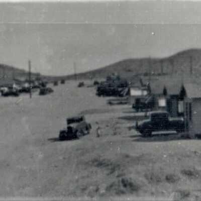 Boulder City housing: view northward of Avenue M