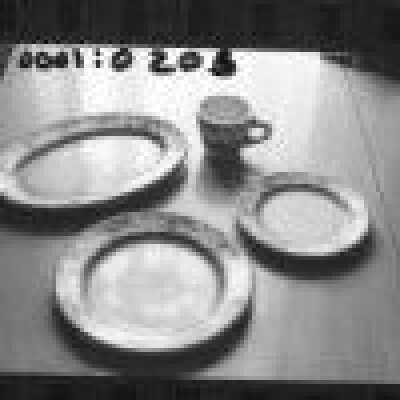 Dining room dishes, Harry Won: Origformat: Negative