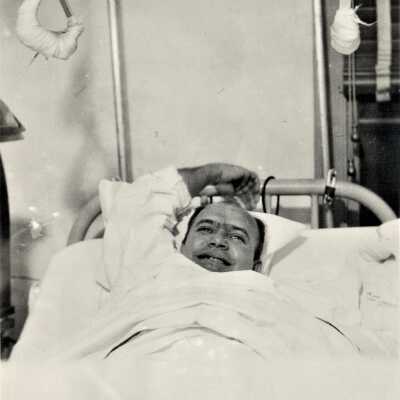Boulder City hospital: Six Companies hospital patient, c. 1932-1933.