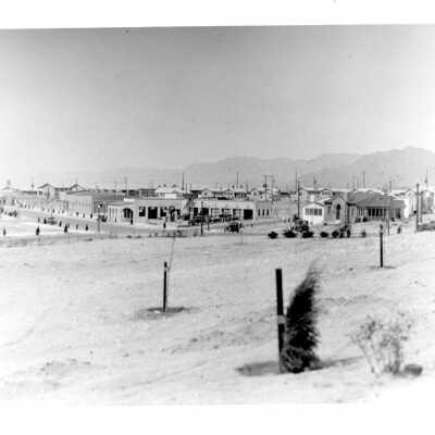 View of Boulder City from Regional office April 1932