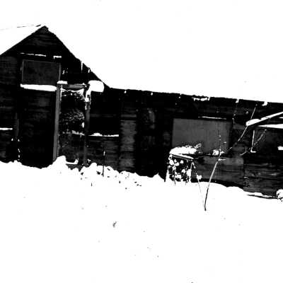 McKeeversville, NV. home of the Robert Calvin Parkers, 1932-1933 snow